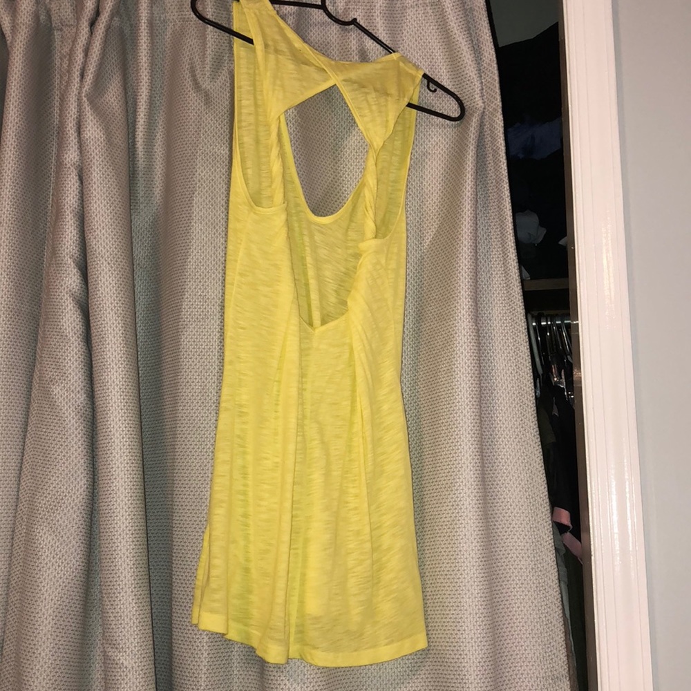 yellow bathing suit cover-up